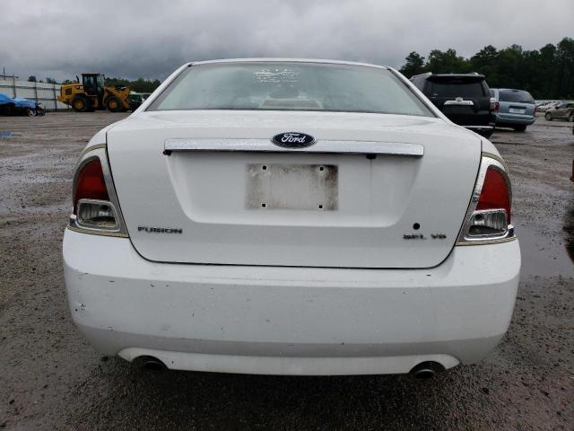 3FAHP08166R225761 - 2006 FORD FUSION SEL WHITE photo 6