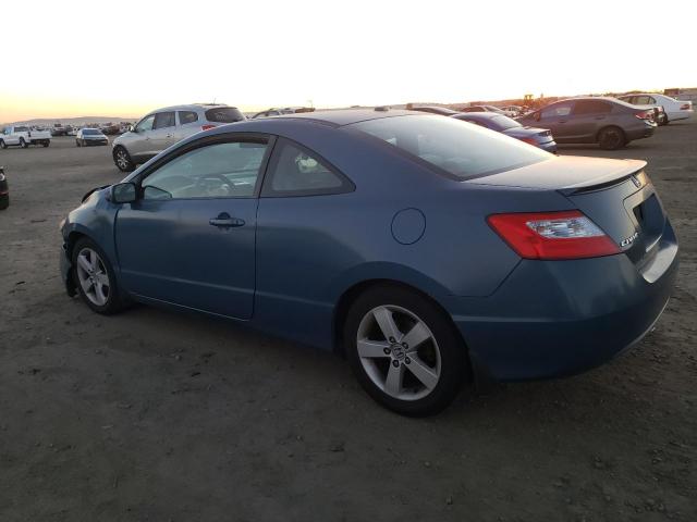 2HGFG12827H573004 - 2007 HONDA CIVIC EX BLUE photo 2