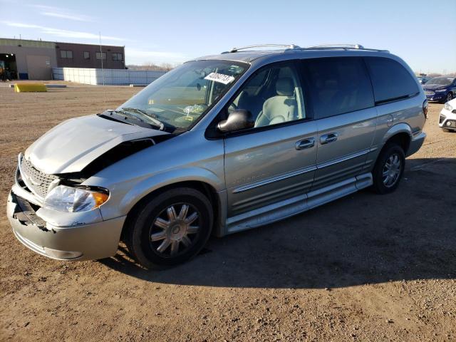 2C8GP64LX3R360337 - 2003 CHRYSLER TOWN & COU LIMITED SILVER photo 1