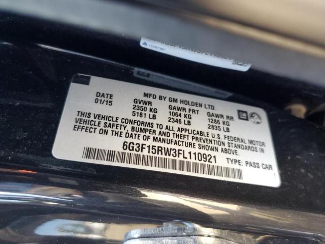 6G3F15RW3FL110921 - 2015 CHEVROLET SS BLACK photo 12