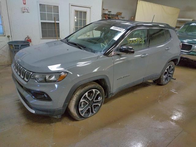 3C4NJDCB3NT171567 - 2022 JEEP COMPASS LIMITED GRAY photo 1