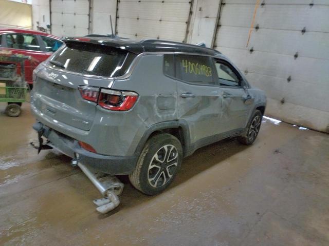 3C4NJDCB3NT171567 - 2022 JEEP COMPASS LIMITED GRAY photo 3