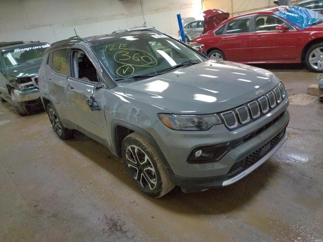 3C4NJDCB3NT171567 - 2022 JEEP COMPASS LIMITED GRAY photo 4