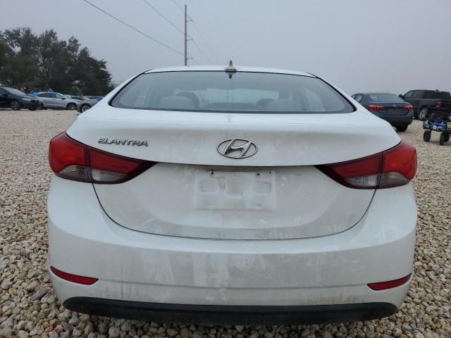 5NPDH4AE9GH737139 - 2016 HYUNDAI ELANTRA SE WHITE photo 6