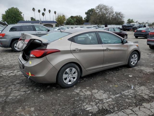 5NPDH4AE4GH753118 - 2016 HYUNDAI ELANTRA SE TAN photo 3