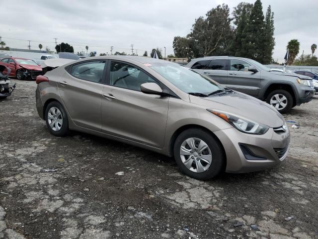 5NPDH4AE4GH753118 - 2016 HYUNDAI ELANTRA SE TAN photo 4