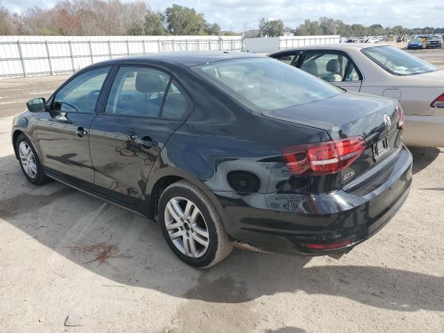 3VW2B7AJXJM245757 - 2018 VOLKSWAGEN JETTA S BLACK photo 2