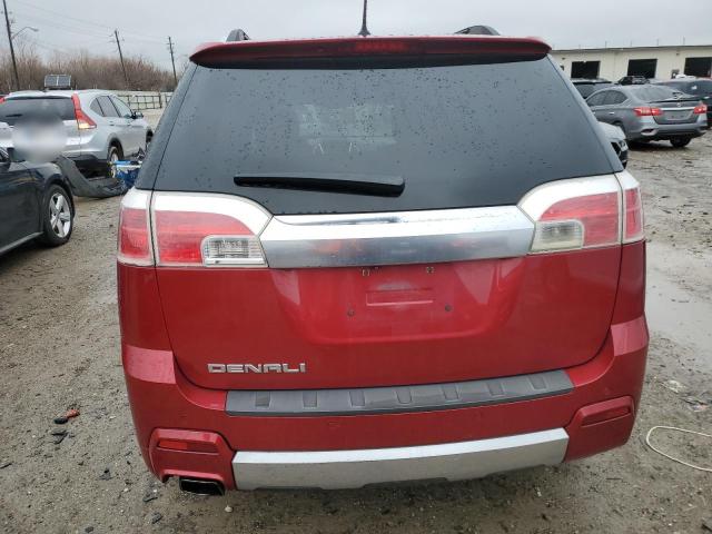 2GKALYEK3D6181312 - 2013 GMC TERRAIN DENALI RED photo 6