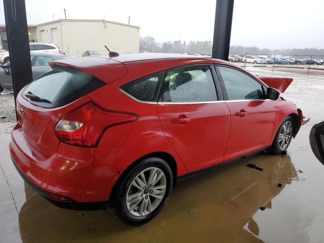 1FAHP3M29CL357763 - 2012 FORD FOCUS SEL RED photo 3