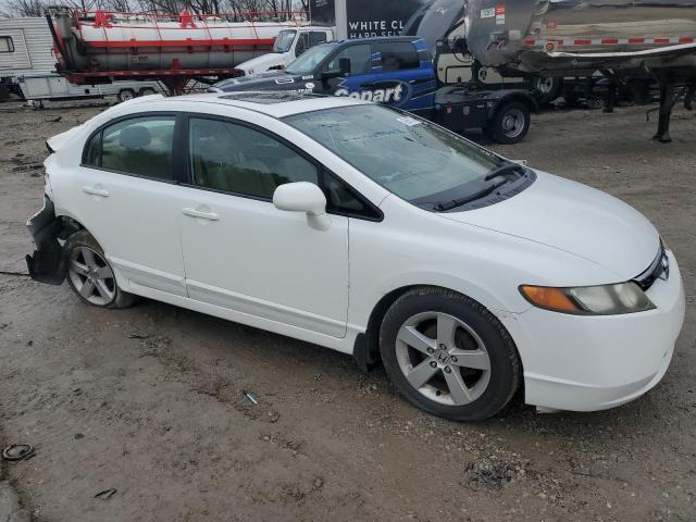 1HGFA16877L007225 - 2007 HONDA CIVIC EX WHITE photo 4