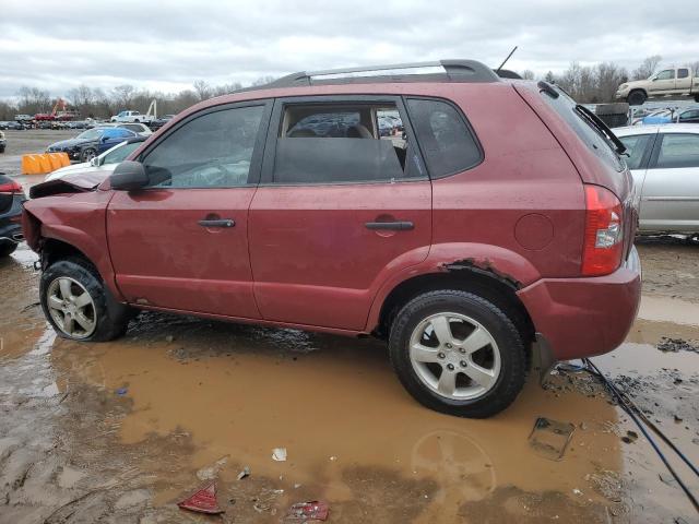 KM8JM12B97U576200 - 2007 HYUNDAI TUCSON GLS BURGUNDY photo 2