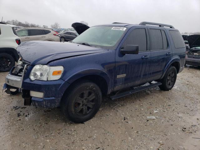 1FMEU73E78UA57502 - 2008 FORD EXPLORER XLT BLUE photo 1