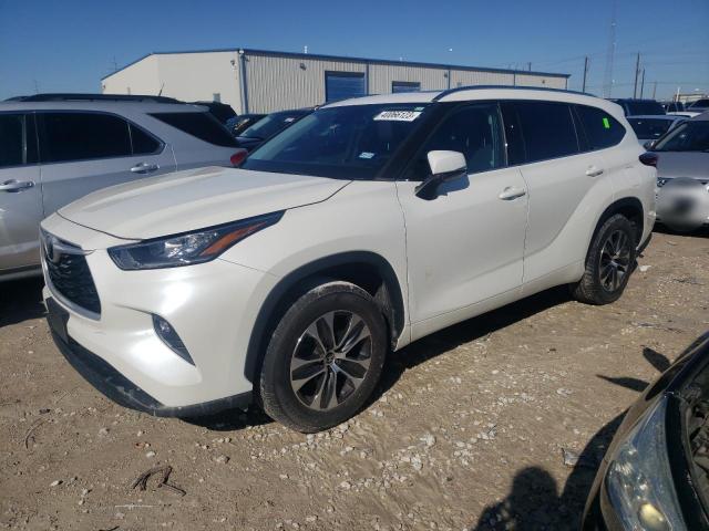 5TDGZRAHXLS513108 - 2020 TOYOTA HIGHLANDER XLE WHITE photo 1