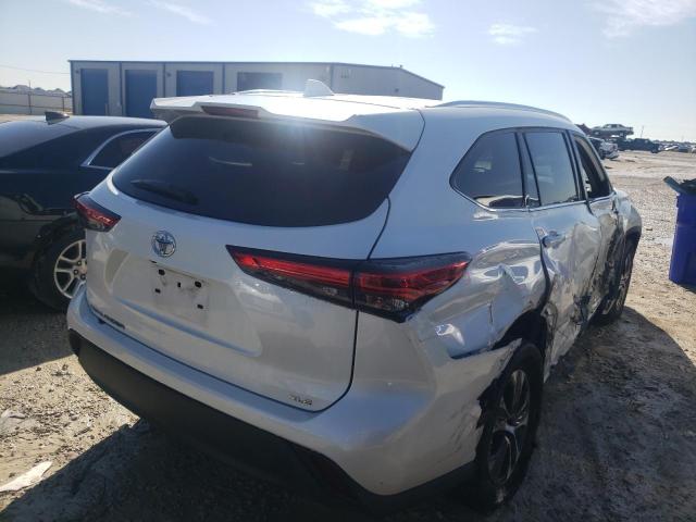 5TDGZRAHXLS513108 - 2020 TOYOTA HIGHLANDER XLE Blanc photo 3