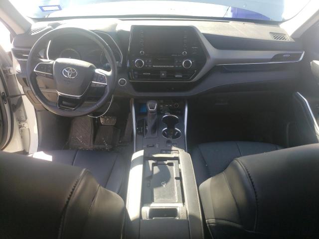 5TDGZRAHXLS513108 - 2020 TOYOTA HIGHLANDER XLE Blanc photo 8