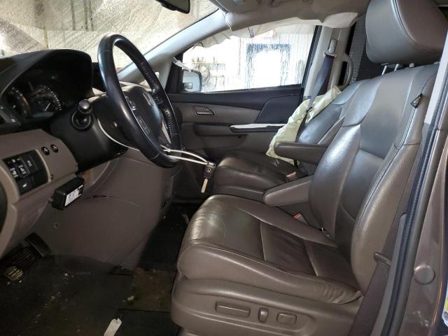 5FNRL5H63DB055019 - 2013 HONDA ODYSSEY EXL GRAY photo 7