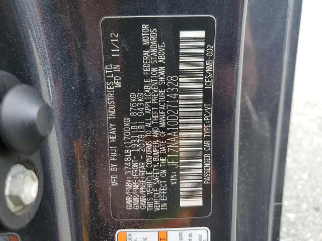 JF1ZNAA10D2714328 - 2013 TOYOTA SCION FR-S BLACK photo 13