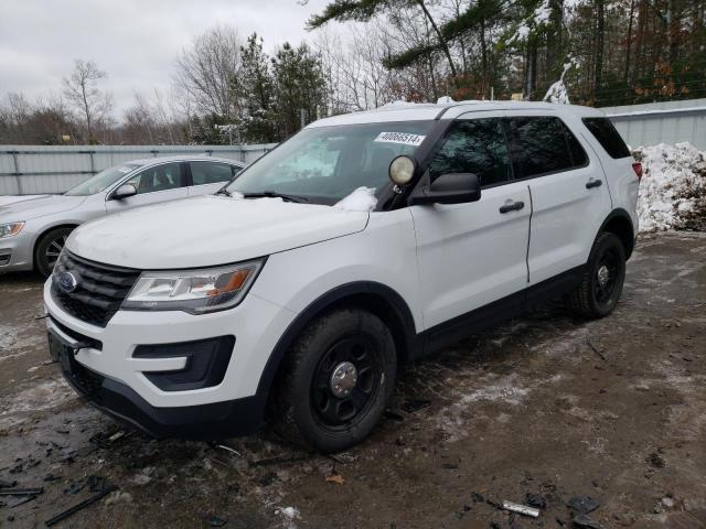 1FM5K8AR3GGB53903 - 2016 FORD EXPLORER POLICE INTERCEPTOR WHITE photo 1