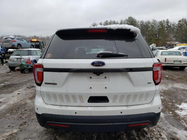1FM5K8AR3GGB53903 - 2016 FORD EXPLORER POLICE INTERCEPTOR თეთრი ფოტო 6