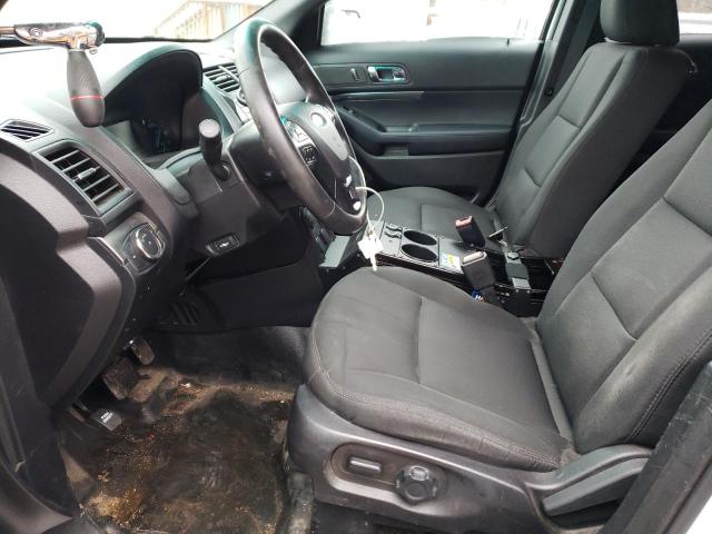 1FM5K8AR3GGB53903 - 2016 FORD EXPLORER POLICE INTERCEPTOR თეთრი ფოტო 7