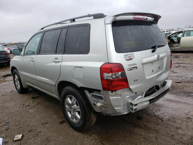 JTEDP21A570134380 - 2007 TOYOTA HIGHLANDER SPORT SILVER photo 2