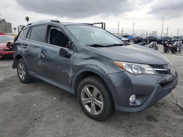 JTMWFREV8FD059445 - 2015 TOYOTA RAV4 XLE GRAY photo 4