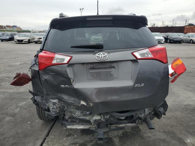 JTMWFREV8FD059445 - 2015 TOYOTA RAV4 XLE GRAY photo 6