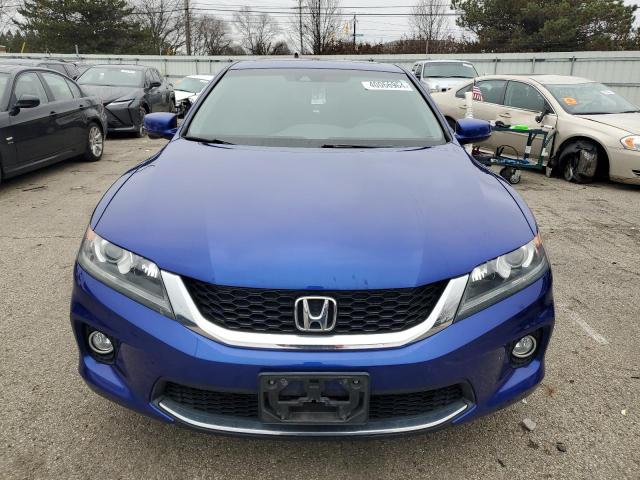 1HGCT1B88DA012380 - 2013 HONDA ACCORD EXL BLUE photo 5