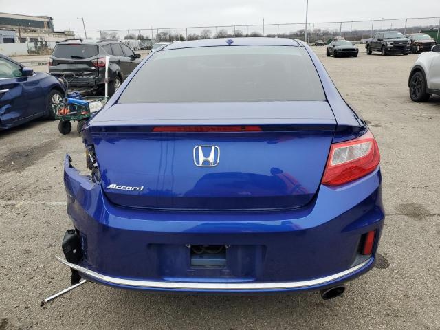 1HGCT1B88DA012380 - 2013 HONDA ACCORD EXL BLUE photo 6