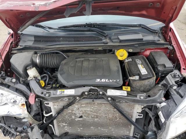 2C4RC1BG0GR113722 - 2016 CHRYSLER TOWN & COU TOURING წითელი ფოტო 12