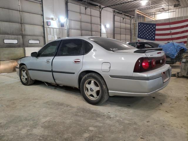 2G1WF52K939109015 - 2003 CHEVROLET IMPALA SILVER photo 2