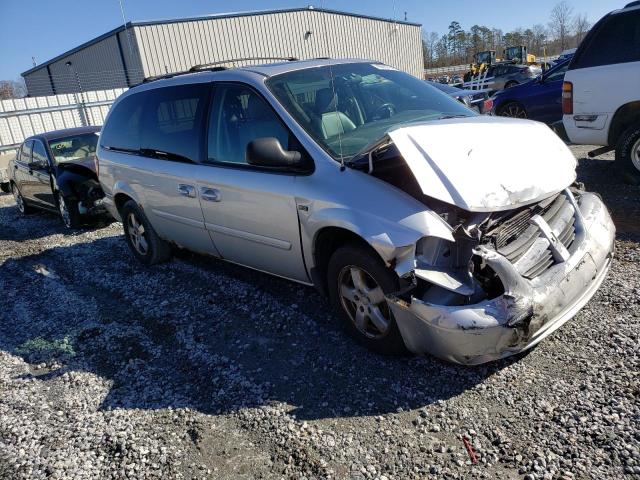 2D4GP44L87R271980 - 2007 DODGE GRAND CARA SXT GRAY photo 4