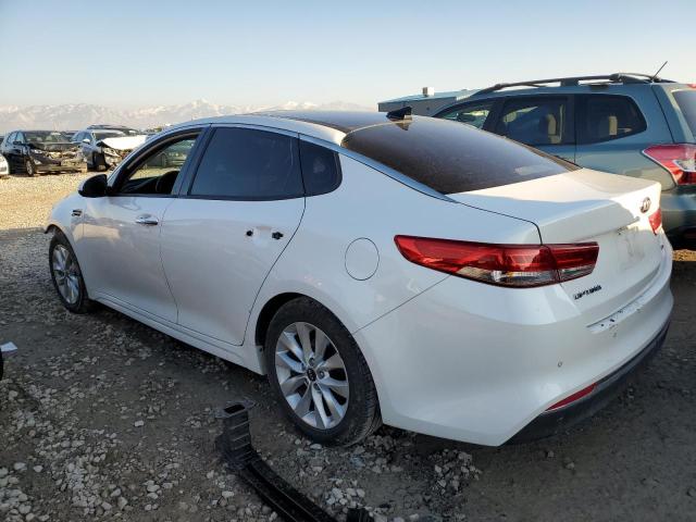 5XXGU4L31GG120964 - 2016 KIA OPTIMA EX WHITE photo 2