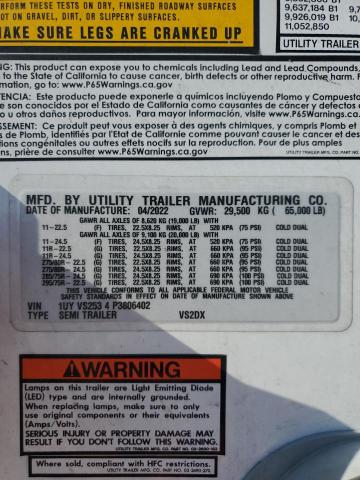 1UYVS2534P3806402 - 2023 UTILITY TRAILER WHITE photo 10