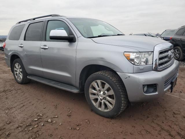 5TDJY5G18CS056262 - 2012 TOYOTA SEQUOIA LIMITED SILVER photo 4