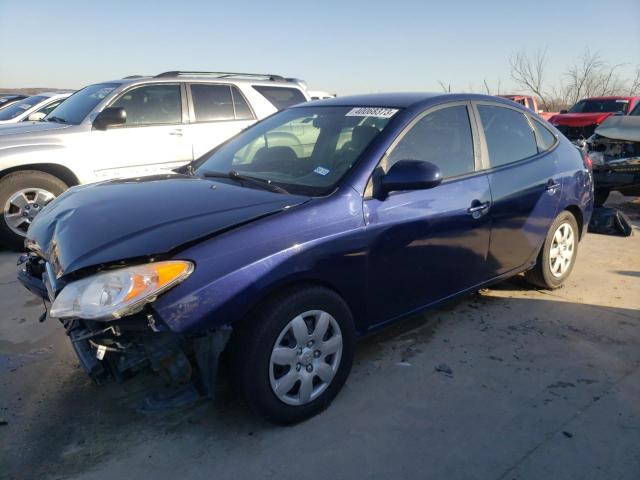 KMHDU46D58U275628 - 2008 HYUNDAI ELANTRA GLS BLUE photo 1