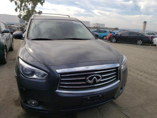 5N1CL0MM7EC515743 - 2014 INFINITI QX60 HYBRID CHARCOAL photo 5