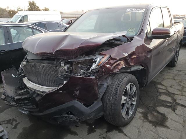 5FPYK3F59KB042387 - 2019 HONDA RIDGELINE RTL BURGUNDY photo 1