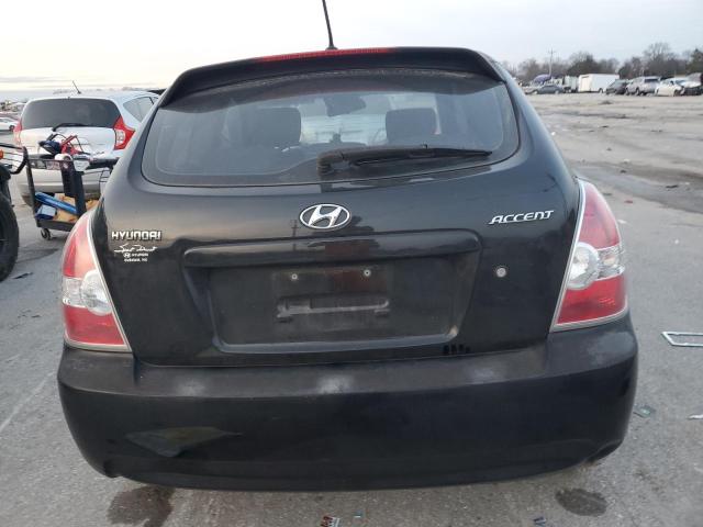 KMHCN36CX9U121234 - 2009 HYUNDAI ACCENT SE BLACK photo 6