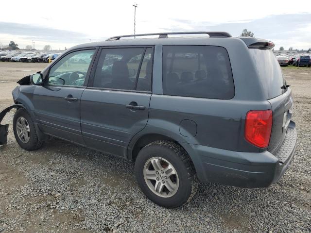 2HKYF18534H512481 - 2004 HONDA PILOT EXL GRAY photo 2