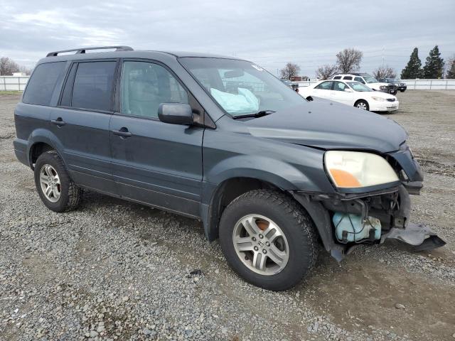 2HKYF18534H512481 - 2004 HONDA PILOT EXL GRAY photo 4