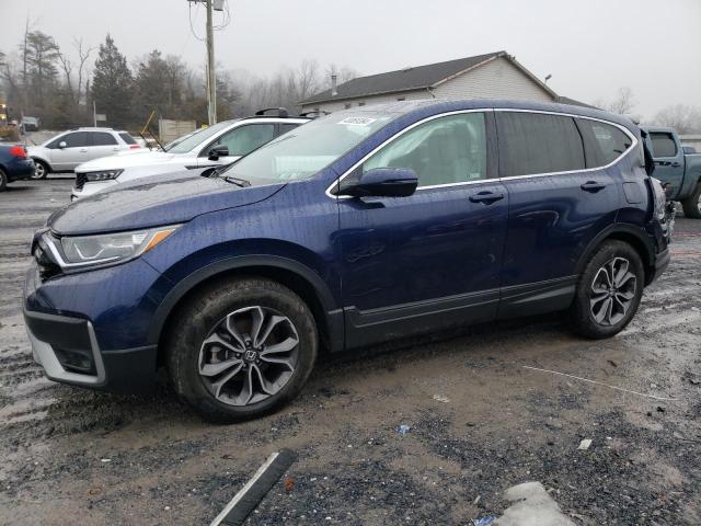 2HKRW2H89LH619151 - 2020 HONDA CR-V EXL BLUE photo 1