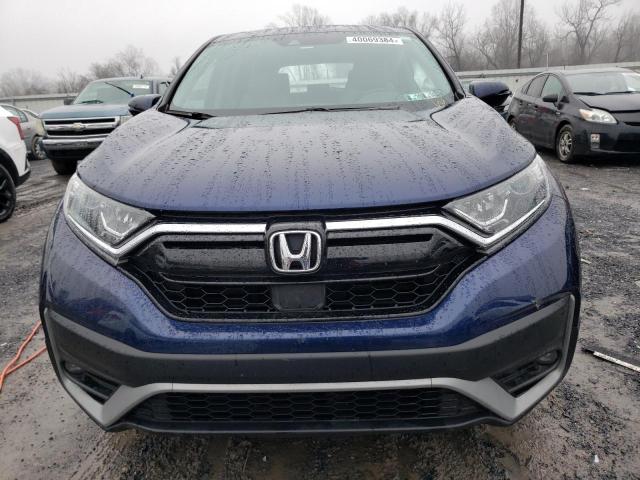 2HKRW2H89LH619151 - 2020 HONDA CR-V EXL BLUE photo 5