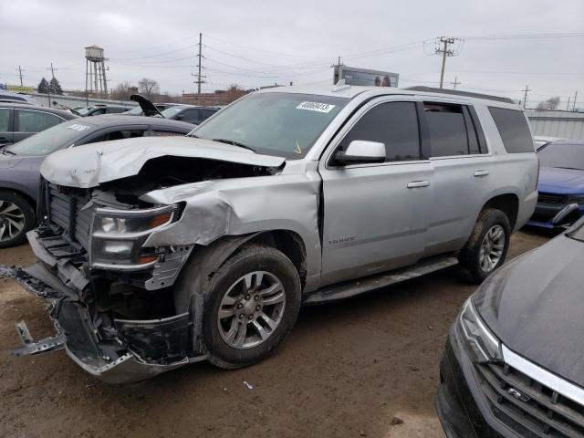 1GNSCBKC3JR107499 - 2018 CHEVROLET TAHOE C1500 LT SILVER photo 1