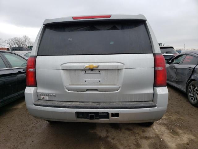 1GNSCBKC3JR107499 - 2018 CHEVROLET TAHOE C1500 LT SILVER photo 6