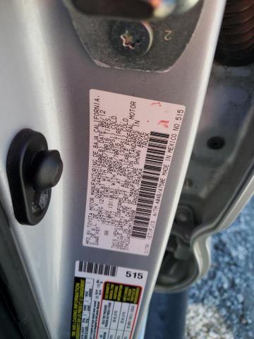 3TMJU4GN6CM136880 - 2012 TOYOTA TACOMA DOUBLE CAB PRERUNNER SILVER photo 12