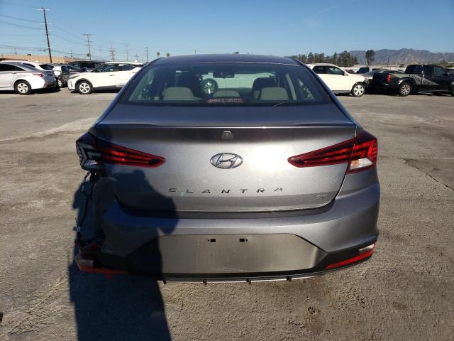 KMHD74LF0KU845863 - 2019 HYUNDAI ELANTRA SE GRAY photo 6