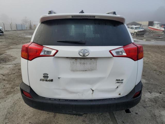 2T3RFREV1DW082353 - 2013 TOYOTA RAV4 XLE WHITE photo 6