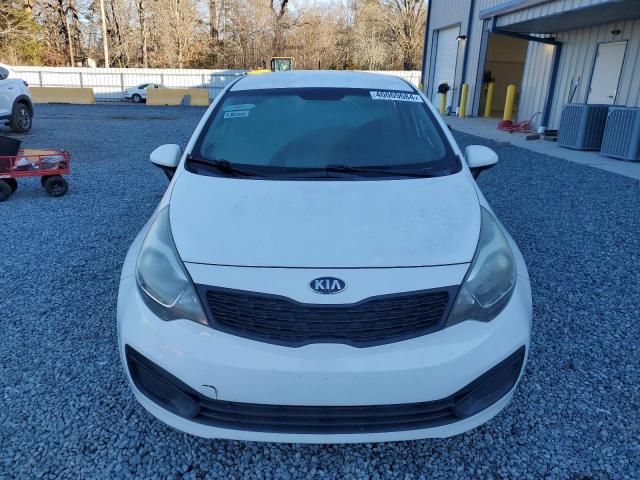 KNADM4A34D6305927 - 2013 KIA RIO LX WHITE photo 5