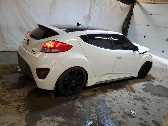 KMHTC6AE3FU225074 - 2015 HYUNDAI VELOSTER TURBO WHITE photo 3